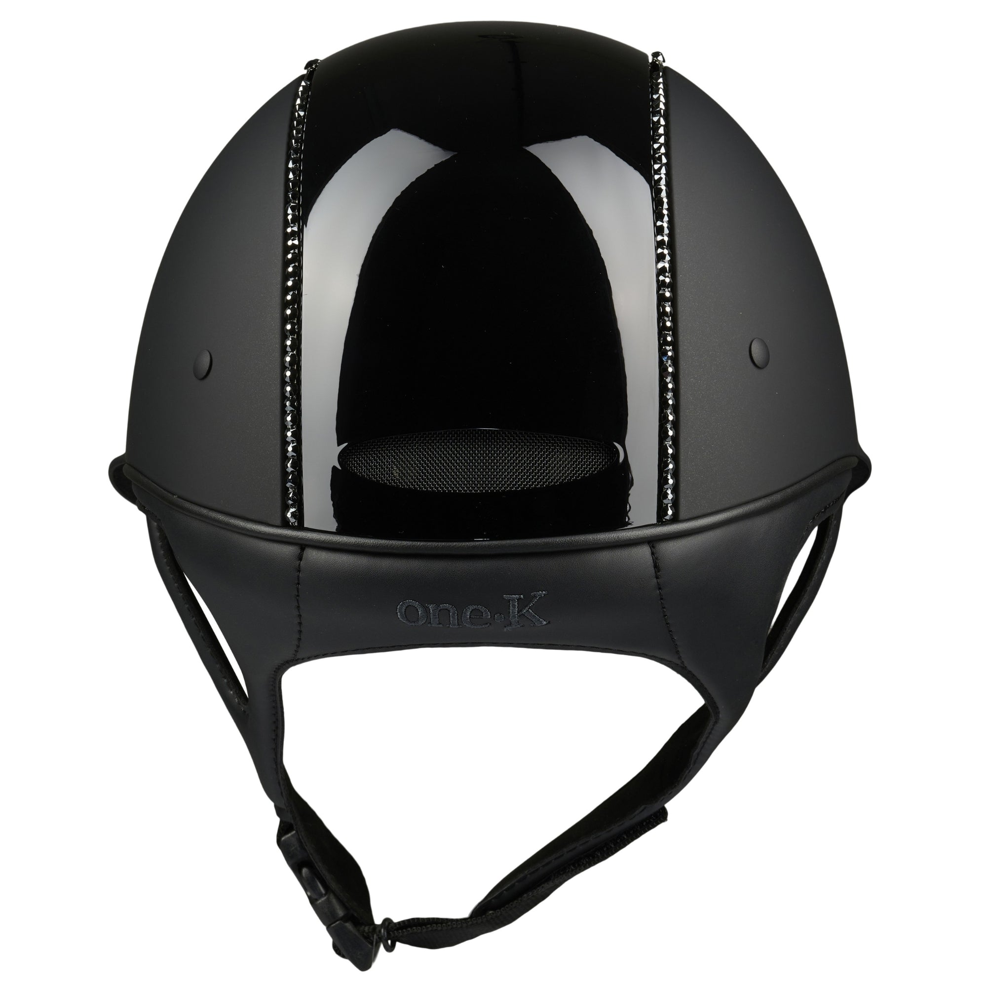 OneK Helmet Mips Avance Matt Glossy Top Swarovski Black