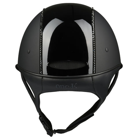 OneK Helmet Mips Avance Matt Glossy Top Swarovski Black