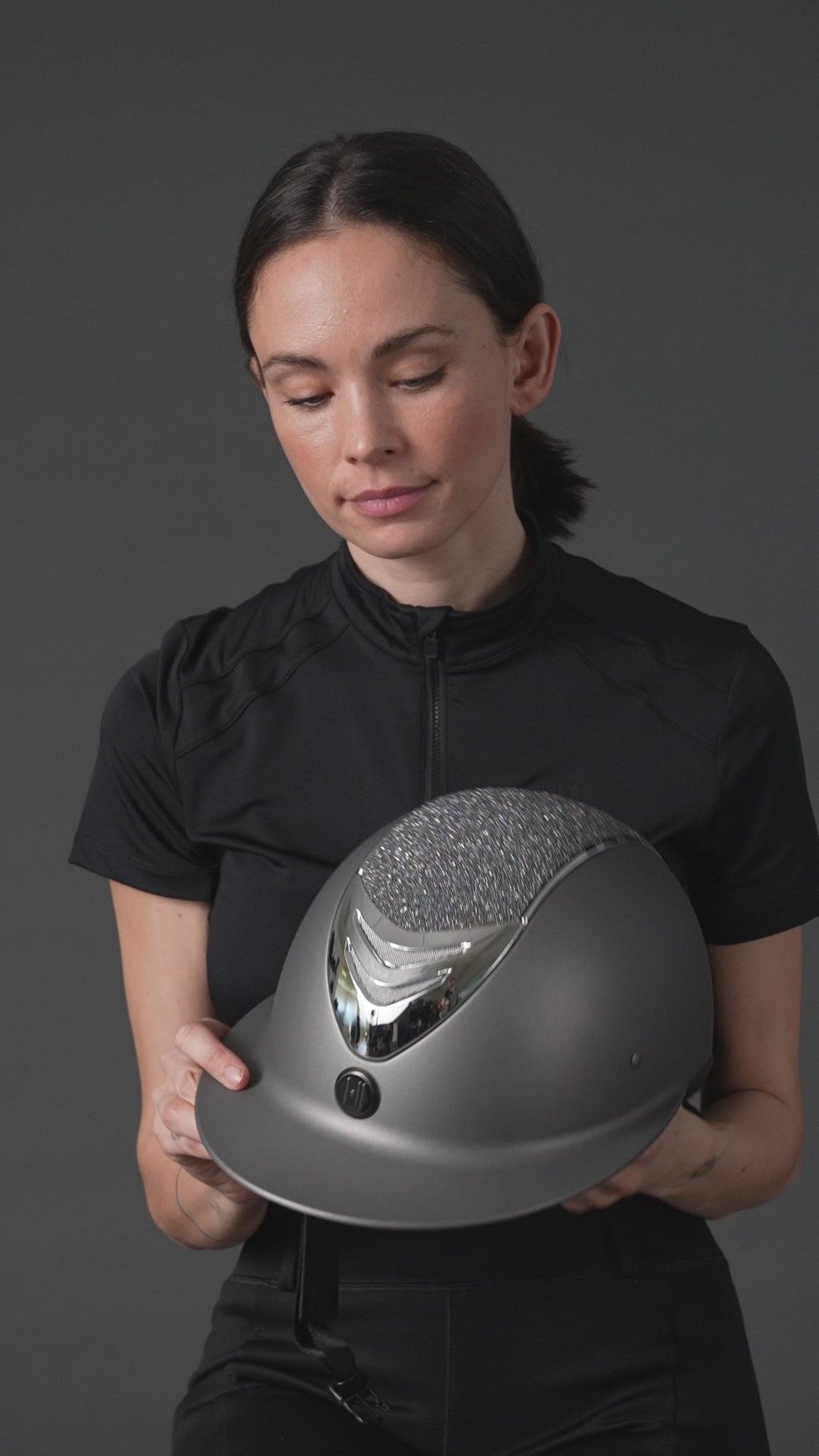 OneK Helmet Mips Avance Glitter Silver Matt