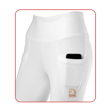 Tattini Begonia Riding Leggings White