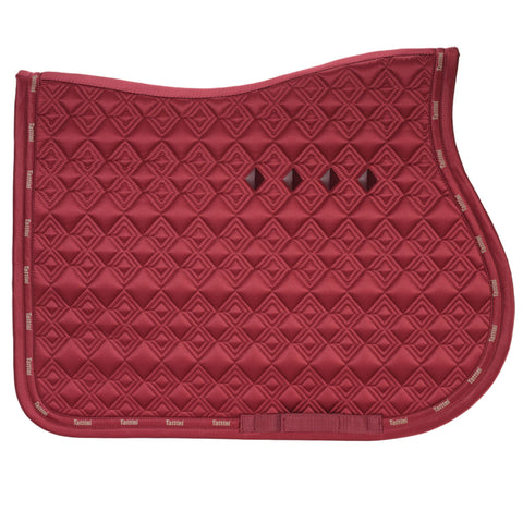 Tattini Ermitage Saddle Pad Burgandy