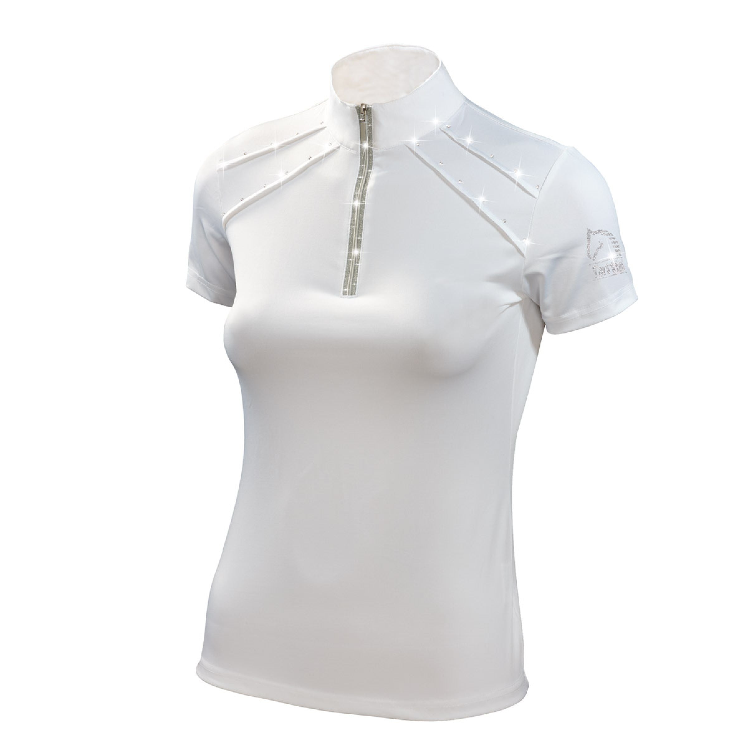 Tattini Girls Lurex Show Shirt White