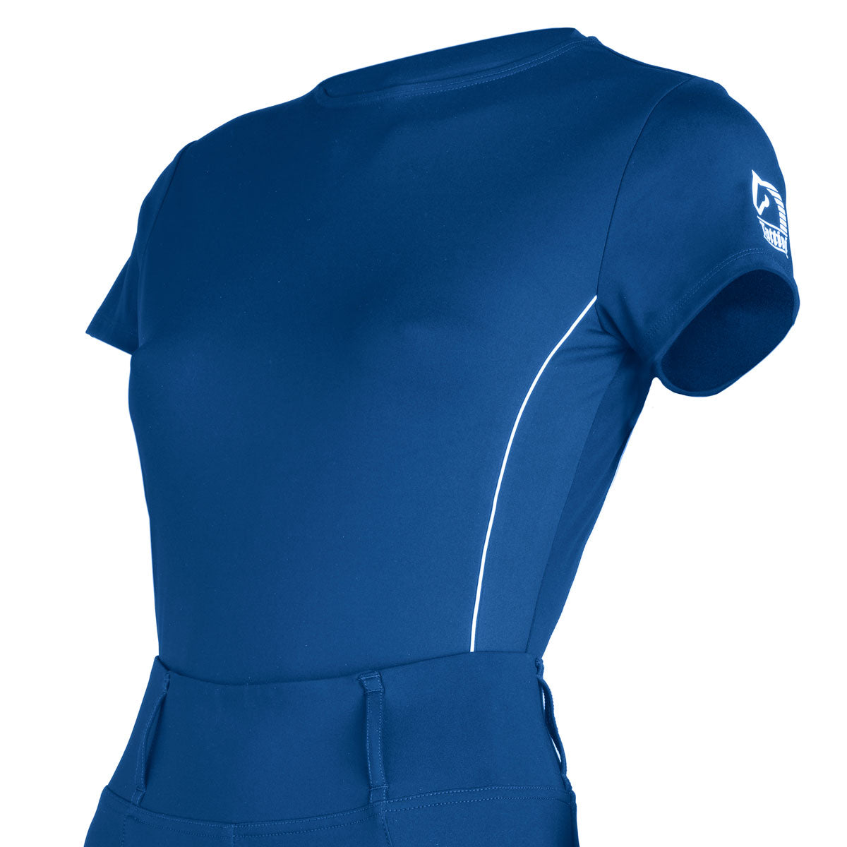 Tattini Ladies Passiflora Short Sleeve Shirt Blue
