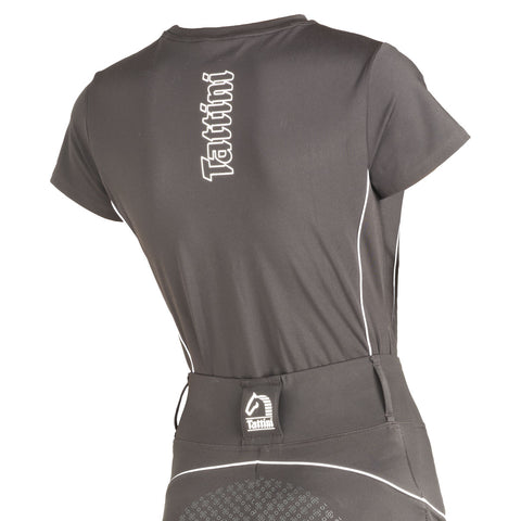 Tattini Ladies Passiflora Short Sleeve Shirt Grey
