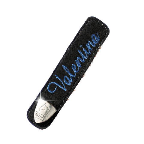 Tattini Suede Straps With Embroidered Name
