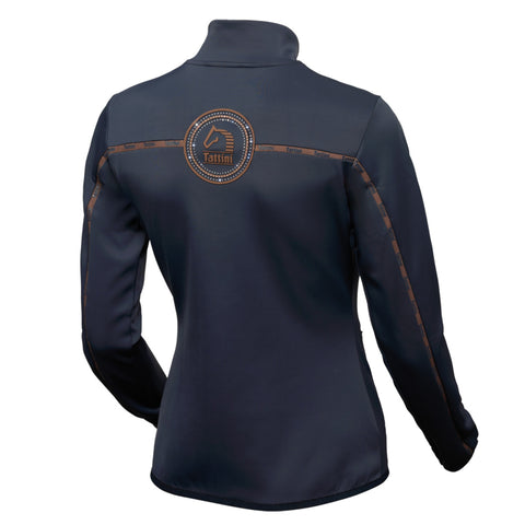 Tattini Technical Fabric Sweatshirt Navy 