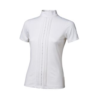 Tattini girl shirt rhinestone white