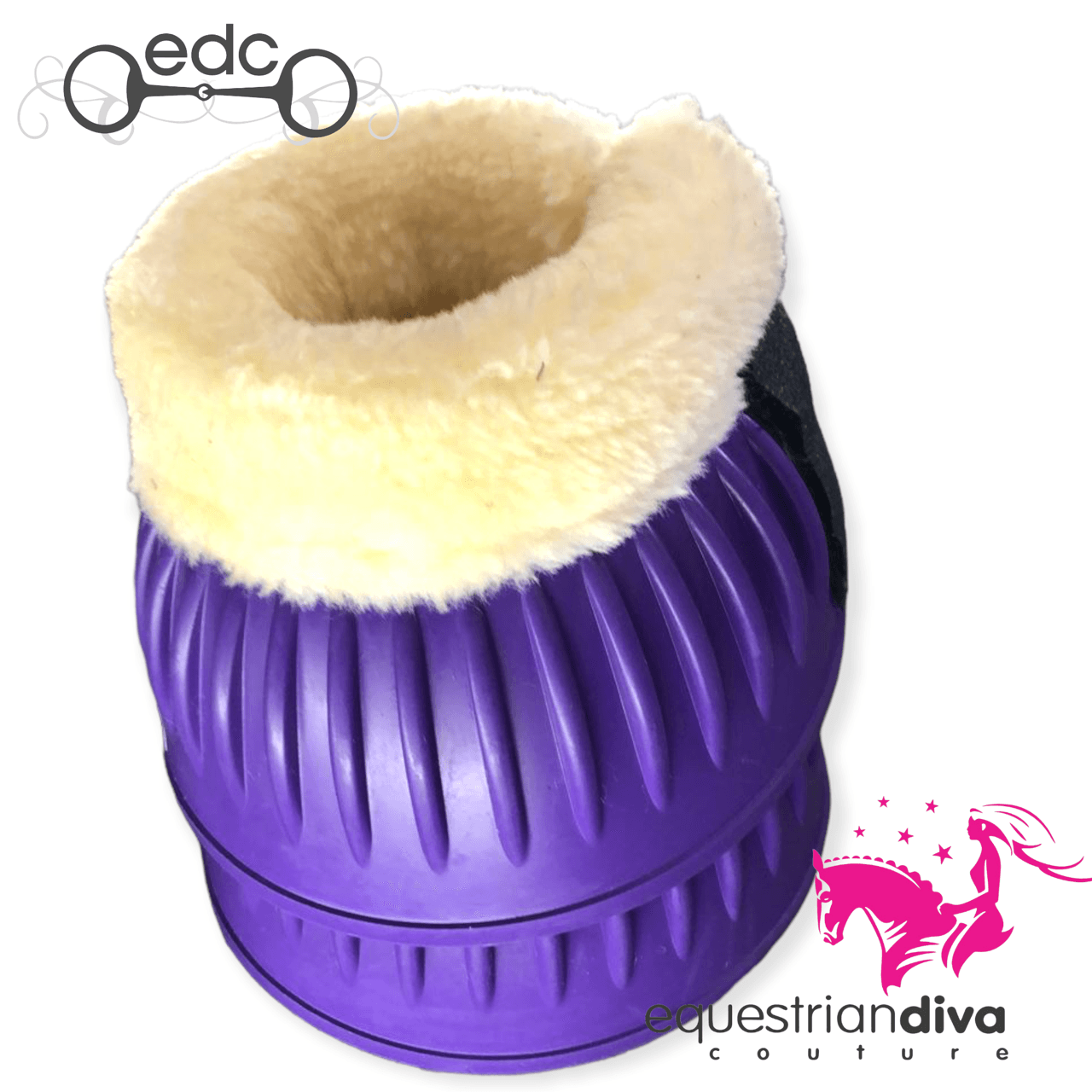 EDC Rubber Over Reach Boots Purple