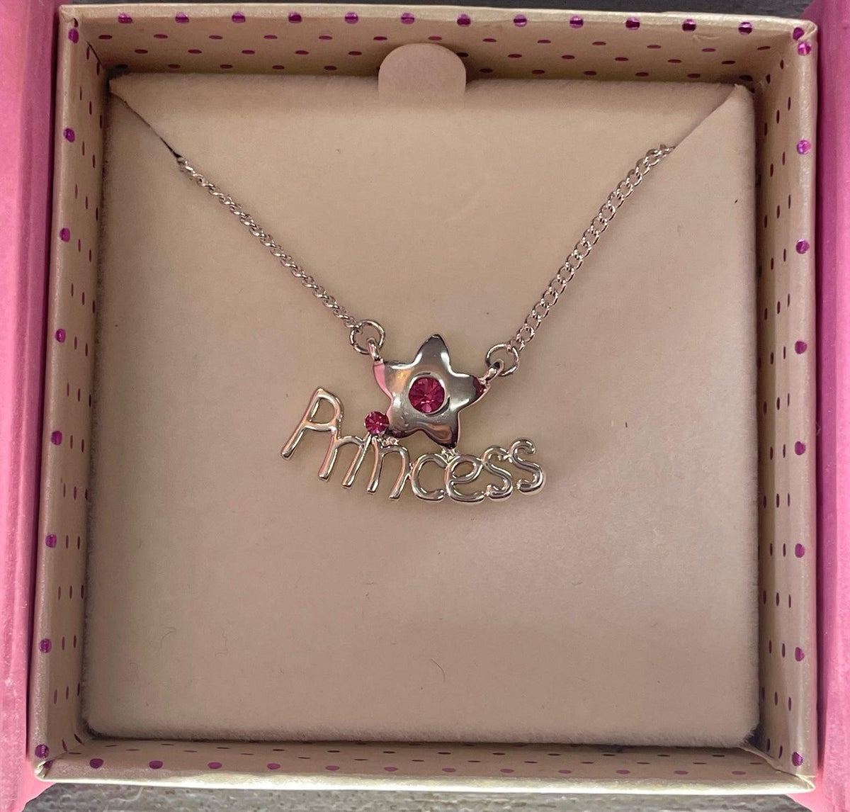 Equilibrium Young Girls Silver Plated Princess Necklace