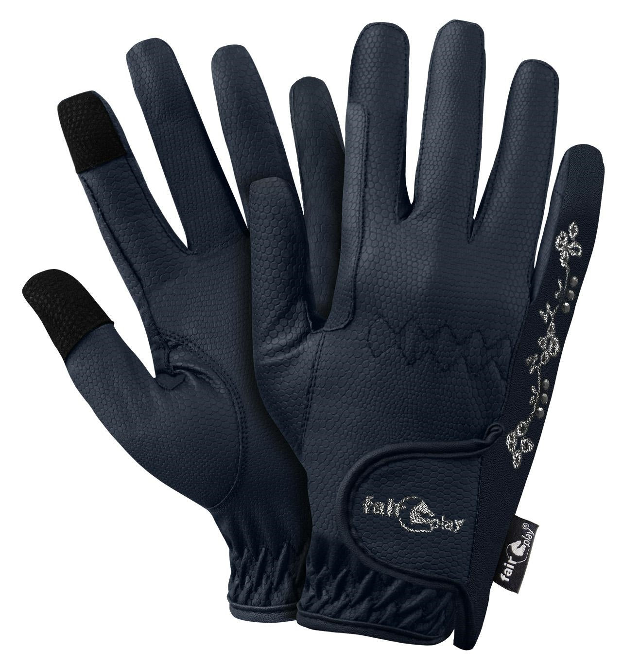 Fair Play Asti Fleur Gloves Navy
