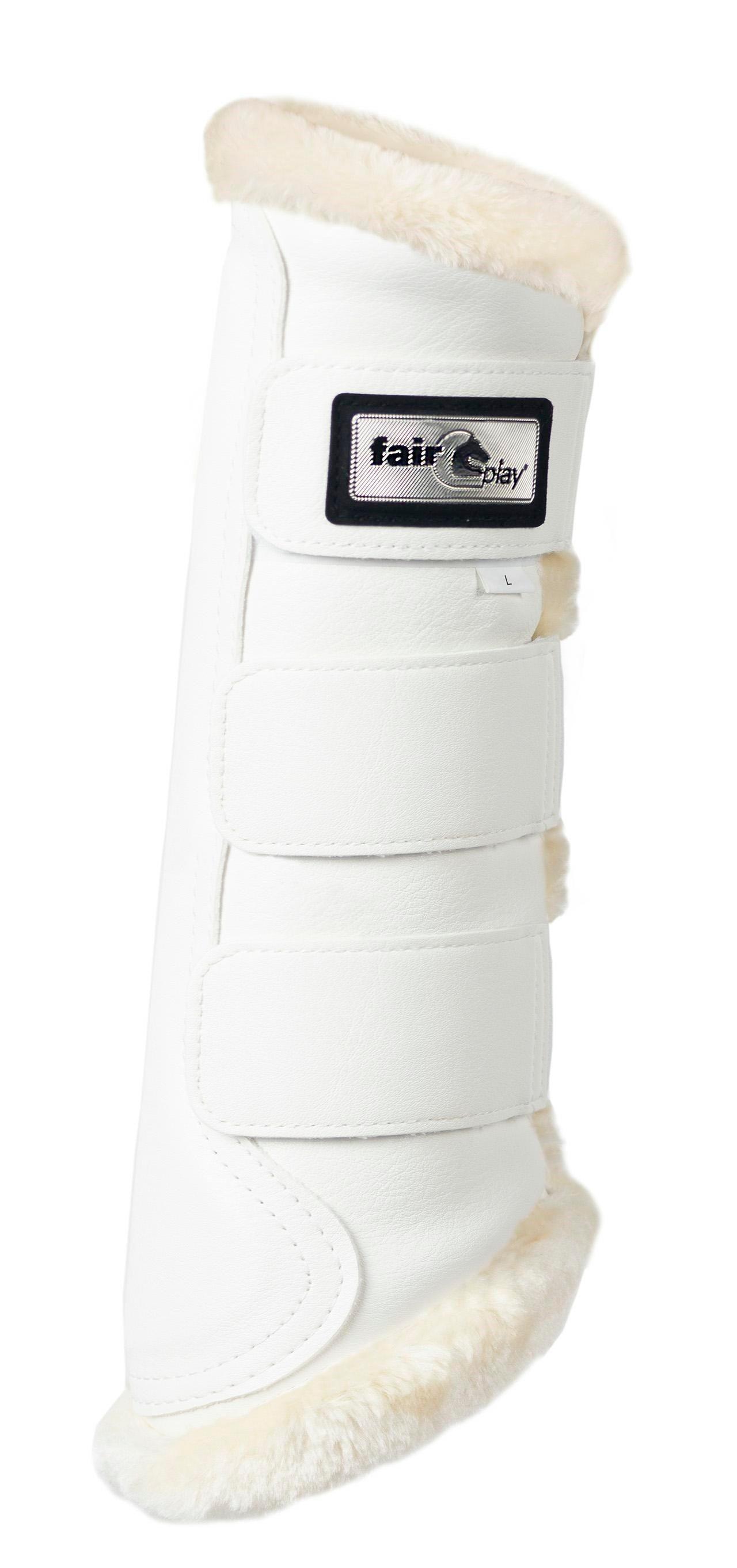Fair Play Cadence Dressage Protection Boots White