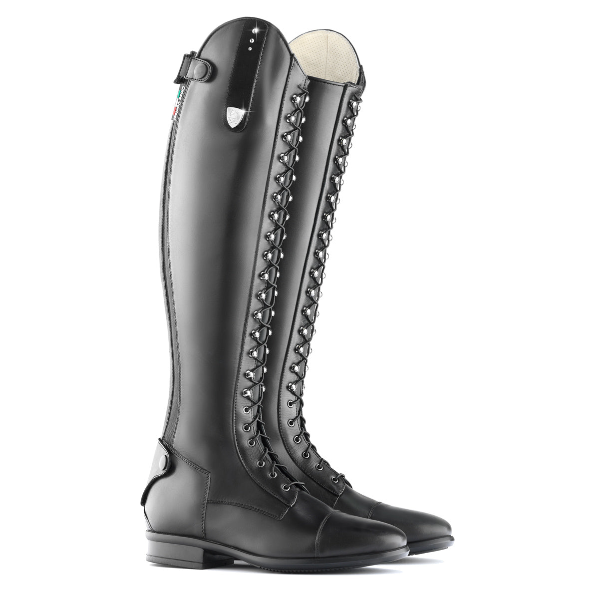 Tattini Akita Long Riding Boots Black