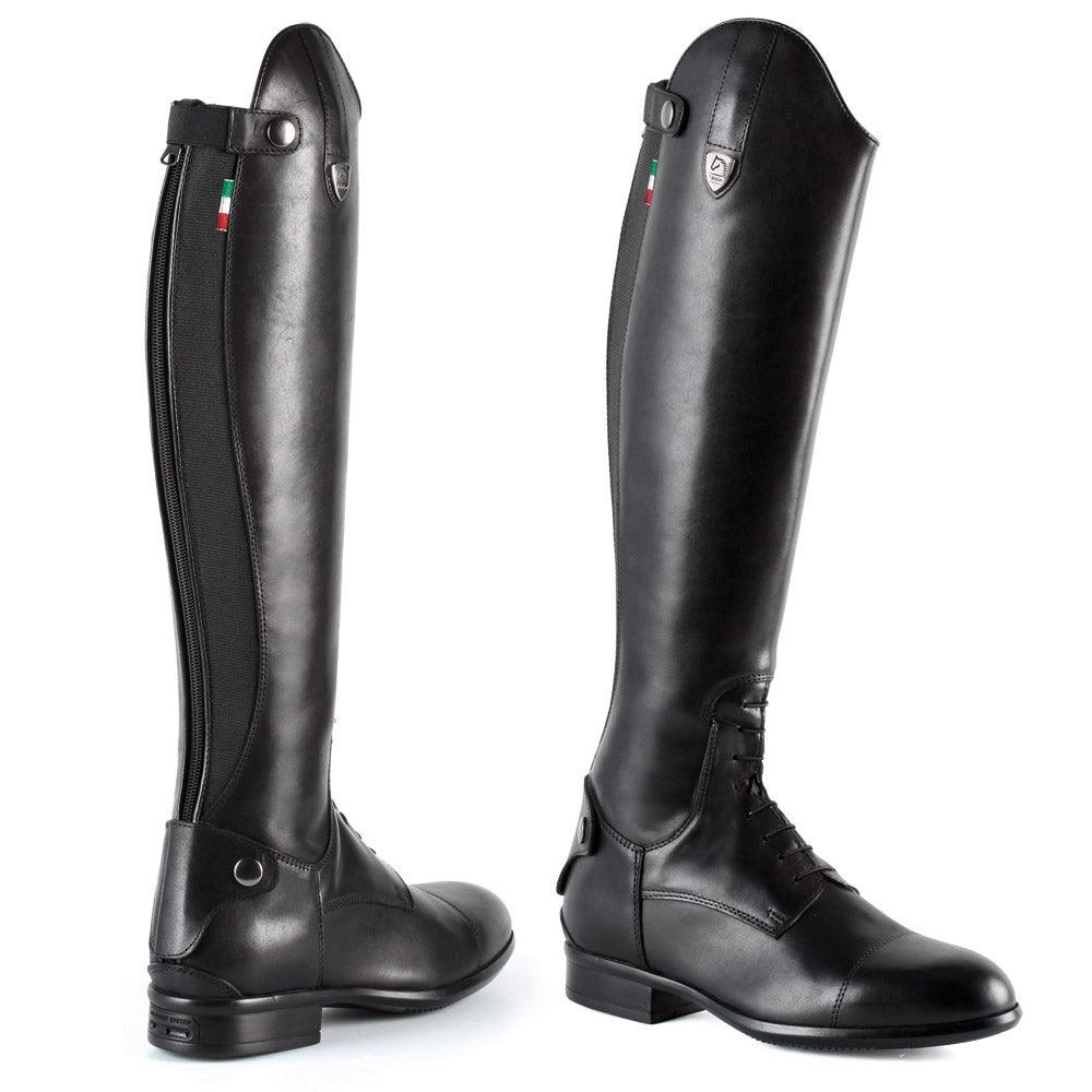 Tattini Boxer Long Riding Boots Black