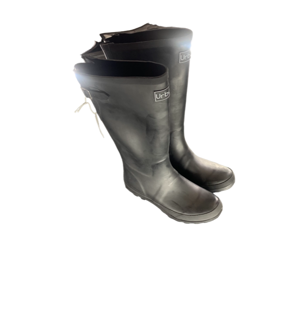 Urban Long Rain Boots Black