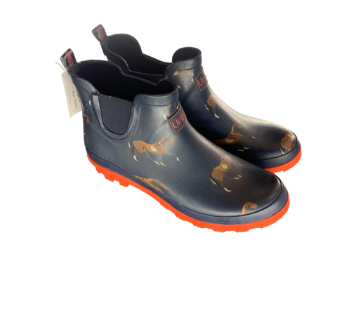 Urban Short Rain Boots Red Navy